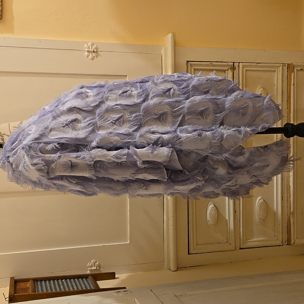 Light Blue Shawl Style Jacket - image 3